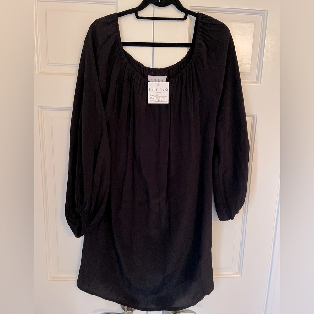 MLM Sheer Black Dress NWT